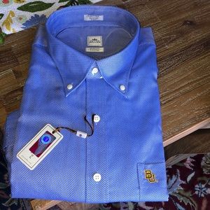 Baylor University dress shirt by Peter Millar NWT